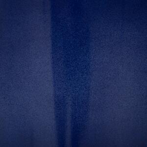 Kruka Marinblå Fiberlera ⌀ 50 cm Rund Högglans Utomhus Väderbeständig Beliani