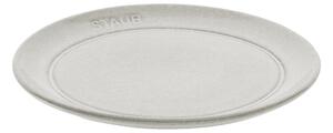 Staub Dining Line Tallrik plan 15 cm, Ceramic, White Truffle