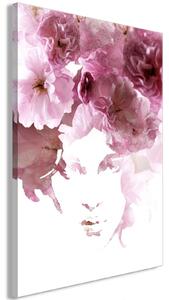 Canvas Tavla - Flowery Look Vertical - 40x60