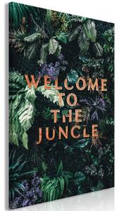 Canvas Tavla - Welcome to the Jungle Vertical - 40x60