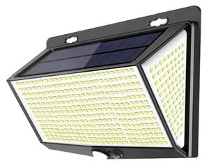 Solcellslampa & Strålkastare, Sensor-LED med skymningssensor och solcellsladdning, IP65