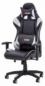 Gamingstol svart/vit