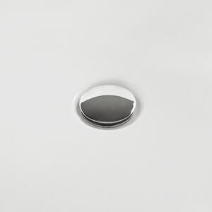 Badkar Vit Akryl 170 cm Modern Oval Minimalistisk Fristående Beliani