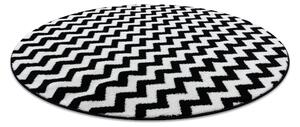 Matta SKETCH cirkel - F561 svart/vit - Zigzag
