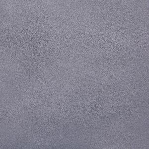 Dubbelsäng Mörkgrå Sammet Klädd med Förvaring 160 x 200 cm Sovrum Sängarm Beliani