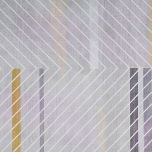 Matta Grå Polyester 80 x 150 cm Modern Abstrakt Mönster Beliani