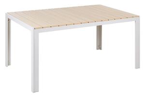 GROSSETO Matbord Utomhus 150x90 cm Beige/Vit -