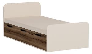 Akser Sängram 91x194 cm Beige -