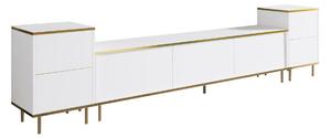 Imaj Tv-bänk 180 cm Vit/Guld -