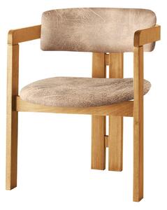 Dylana Karmstol Ek/Beige -