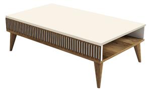 OZZERO Soffbord 105 cm Valnöt/Cream -