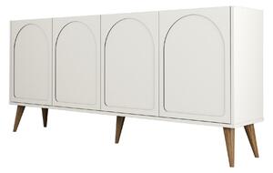 Hazim Konsollbord 180 cm Cream/Valnöt -