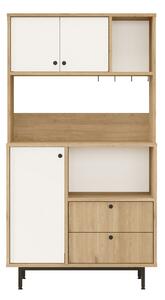 Donae Highboard Ek/Vit -