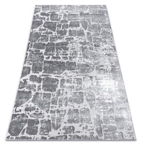 Modern MEFE matta 6184 Paving brick - structural två nivåer av hudna svart grå