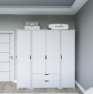 TERKOS Garderob 170x183 cm Mattvit -