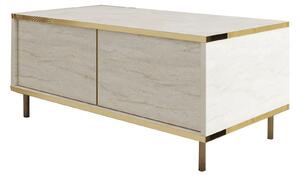 Imaj Soffbord 90 cm Beige/Guld -