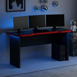 Hind Gamingbord 150x60 cm Svart/Röd -