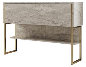 Luxe Byrå 120 cm Beige/Guld -