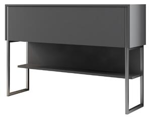 Luxe Byrå 120 cm Silver/Antracit -