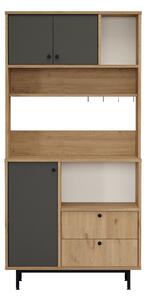 Donae Highboard Ek/Antracit -