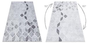 Modern MEFE matta B400 Kub, geometrisk 3D - structural två nivåer av hudna grå