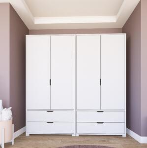 TERKOS Garderob 180x183 cm Mattvit -