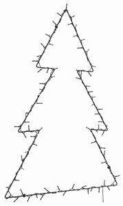 Julbelysning julgran silhuett 115 LEDs varmvit