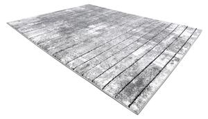 Modern matta COZY 8654 Raft, Lines - strukturella två nivåer av hudna grå