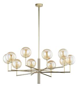 Jupiter 1977 - Pendelkrona FEME 10xG9/10W/230V guld/beige