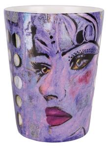 Moonlight Queen Kaffekopp Benporslin 35 cl - Lila