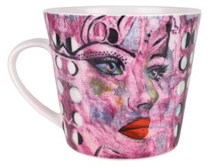 Moonlight Queen Kaffekopp Benporslin 40 cl - Rosa