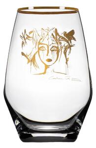 Slice of Life Vattenglas 12 cm - Guld