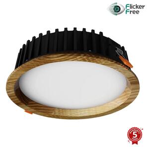 APLED - LED-lampa RONDO WOODLINE LED/12W/230V 4000K diameter 20 cm ask massivt trä