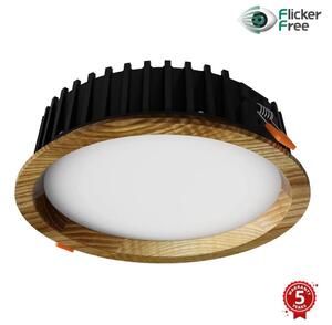 APLED - LED-lampa RONDO WOODLINE LED/12W/230V 3000K diameter 20 cm ask massivt trä