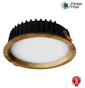 APLED - LED-lampa RONDO WOODLINE LED/6W/230V 3000K diameter 15 cm ask massivt trä
