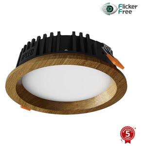 APLED - LED-lampa RONDO WOODLINE LED/6W/230V 3000K diameter 15 cm ek massivt trä