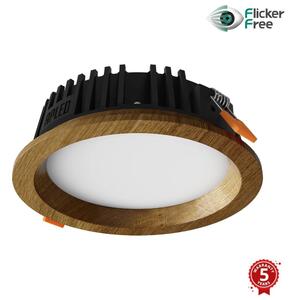 APLED - LED-lampa RONDO WOODLINE LED/6W/230V 4000K diameter 15 cm ek massivt trä