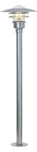 Nordlux - Utomhuslampa LONSTRUP 1xE27/60W/230V IP44 matt krom 116 cm