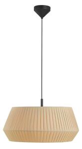 Nordlux - Ljuskrona med textilsladd DICTE 1xE27/60W/230V diameter 53 cm beige