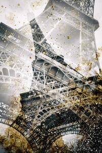 Fotografi Eiffel Tower | Vintage gold, Melanie Viola