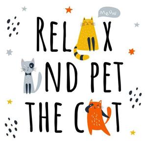 Illustration Relax. Funny and cute red and, Nataliia Pshenychnaya