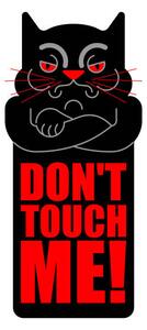 Illustration Dont touch me. Grumpy cat. Vector illustration, MaryValery