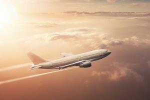 Illustration On vacation - flight by airliner, FotografieLink