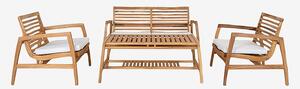 House Nordic - Loungeset Santander - Brun - Loungemöbler - Från Homeroom