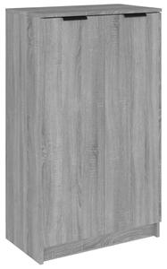 Skoställ grå sonoma 59x35x100 cm konstruerat trä