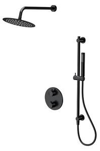 Cersanit S952-033 - Dusch set med termostatisk dold kran ZEN svart