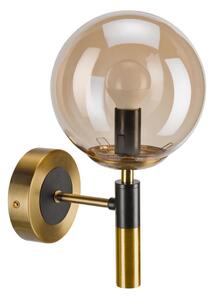 Vägglampa ROLLO 1xE14/5W/230V guld/rökig beige