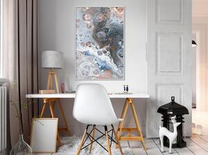 Inramad Poster / Tavla - Surface of the Unknown Planet II - 20x30 Svart ram med passepartout