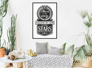 Inramad Poster / Tavla - Way to the Stars - 20x30 Svart ram