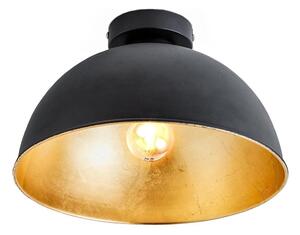 B.K. Licht 1322 - Taklampa 1xE27/60W/230V svart/guld